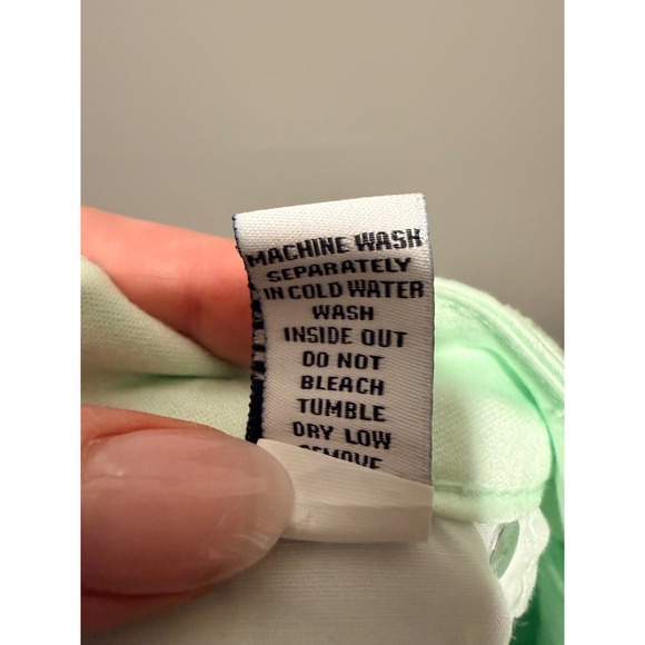 Truth + Theory Pistachio Skinny Jeans Womens 8 Mint Green Mid Rise OM21038F57 - Picture 9 of 10